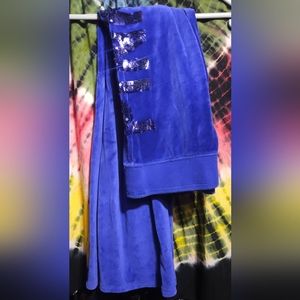 OVS XSmall VS PINK Purple Velour Bling Pants